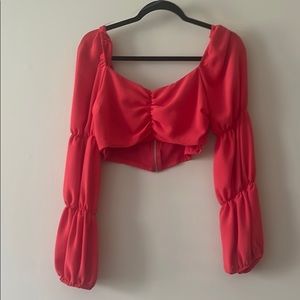 Crop top blouse